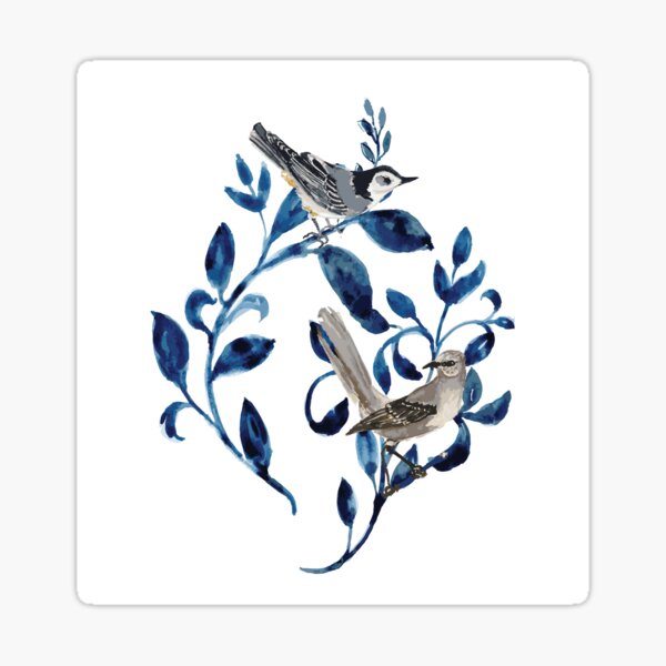 Item preview, Bluemoon birds designed and sold by melissacondeart.