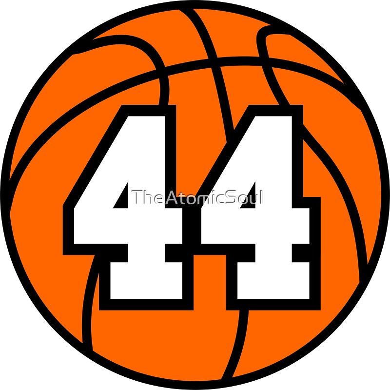 "Basketball 44" by TheAtomicSoul Redbubble