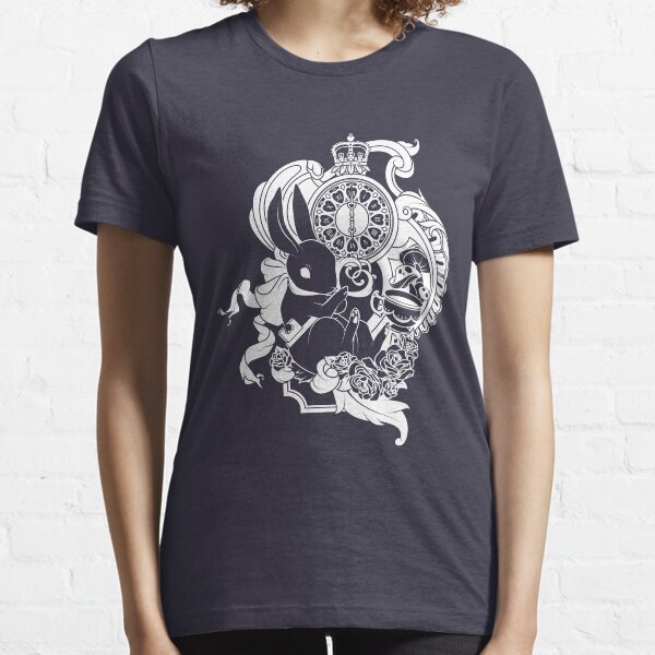 White Rabbit in White Essential T-Shirt