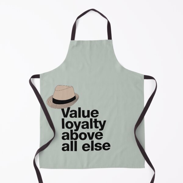 Item preview, If in doubt quote Raymond Reddington: "Value loyalty above all else" quote with a fedora hat designed and sold by TrueType.