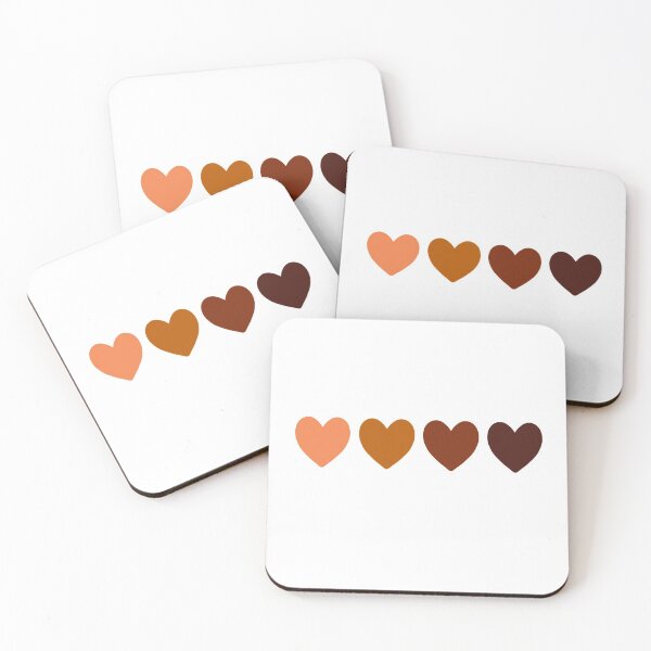 Item preview, Brown hearts designed and sold by Creationly.