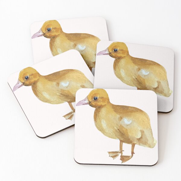 Item preview, Watercolor Baby Duck designed and sold by virillanissa.