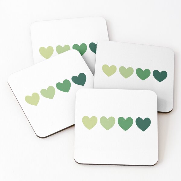 Item preview, Green hearts designed and sold by Creationly.