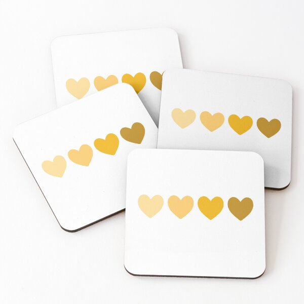 Item preview, Yellow hearts  designed and sold by Creationly.