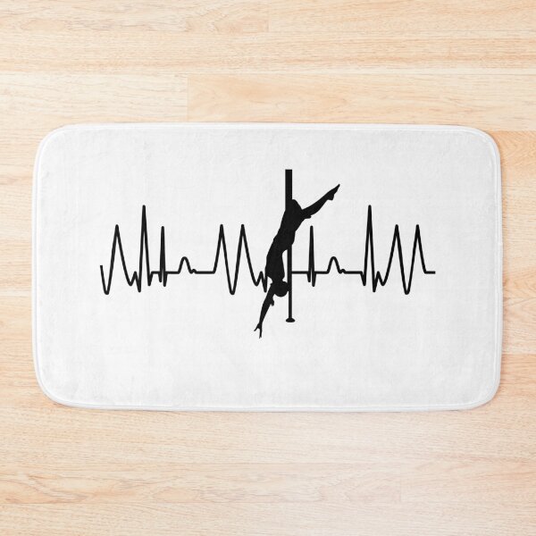 Item preview, Pole dance hangback heart rate pulse heartbeat designed and sold by DerNerd.