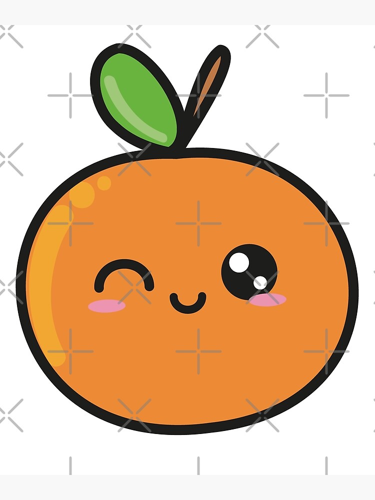 Cute orange drawing\