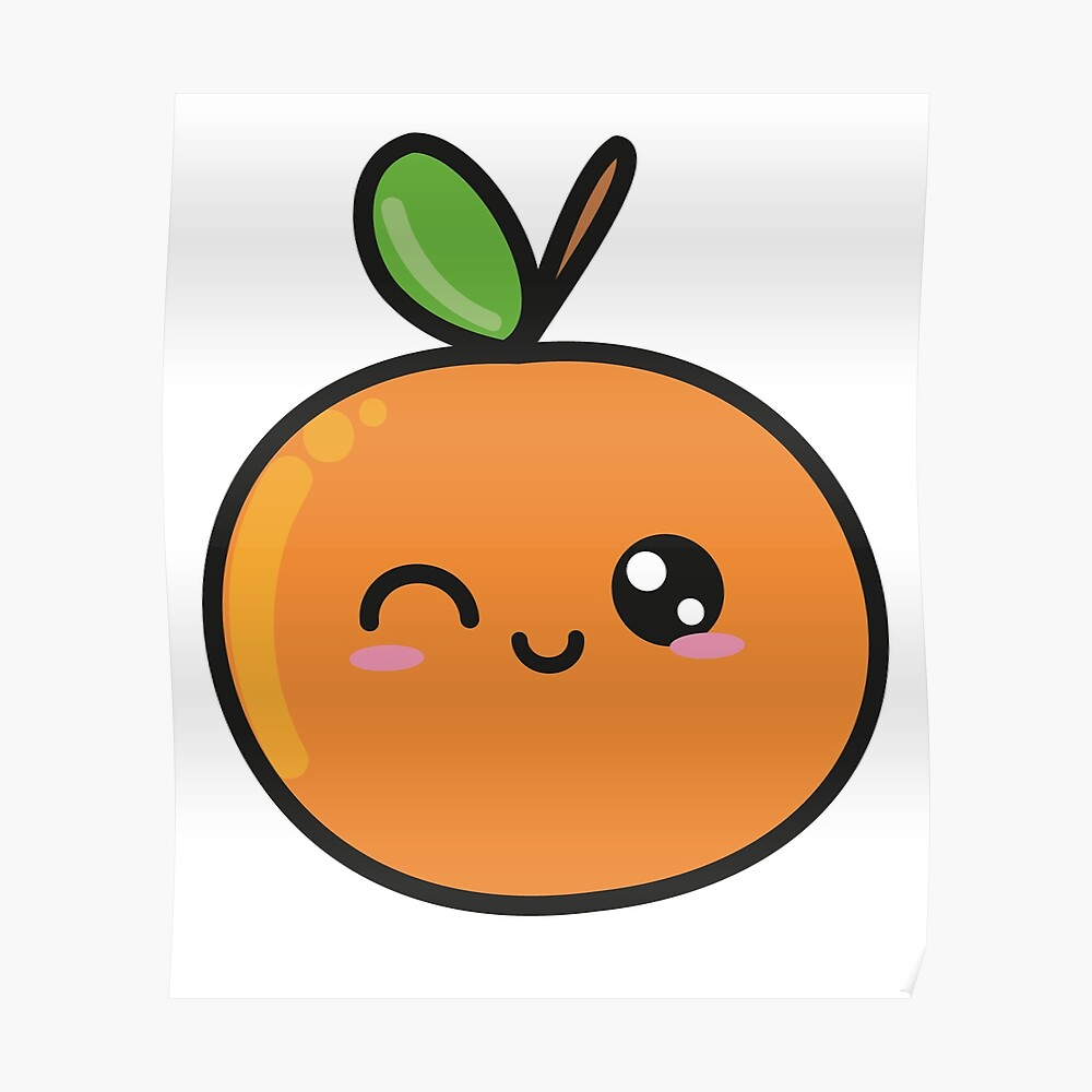 Cute orange drawing\