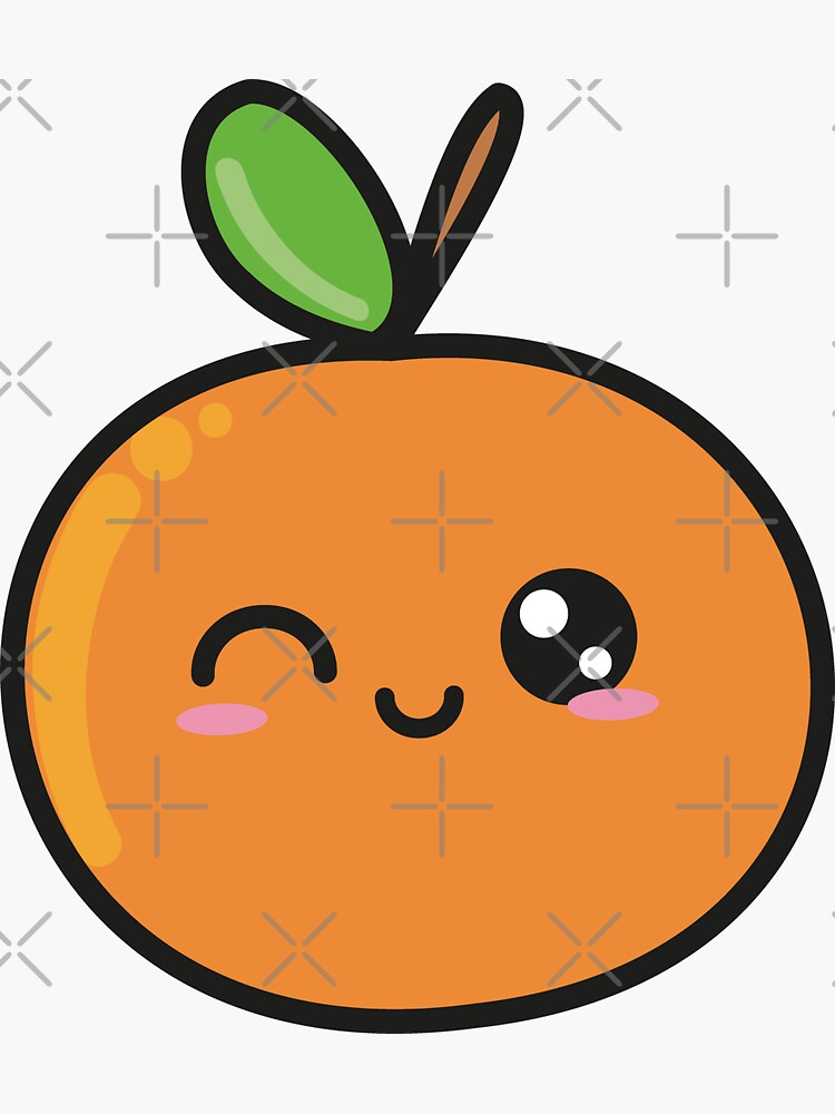 Cute orange drawing\