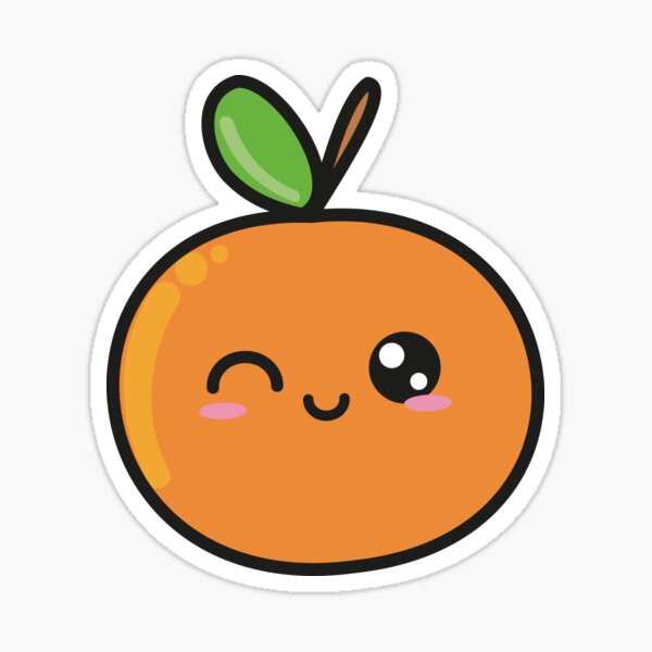 How to draw an orange drawing cute step by step tutorial