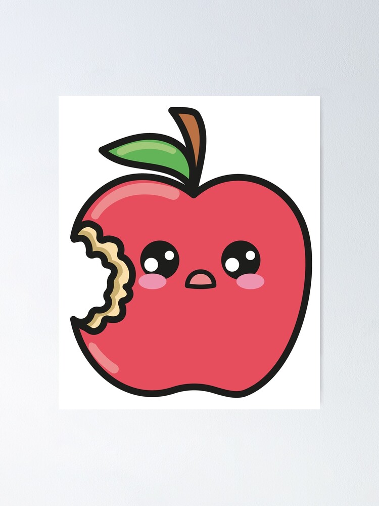 Illustration vector graphic cartoon character of cute apple in kawaii  doodle style. Suitable for coloring book. 6698152 Vector Art at Vecteezy