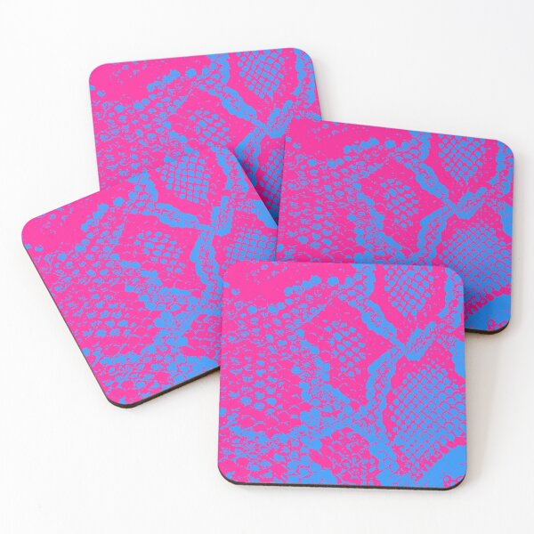 Item preview, Dodger Blue and Deep Pink Python Skin Design designed and sold by DesignFantazia.