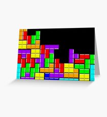 Tetris Greeting Card