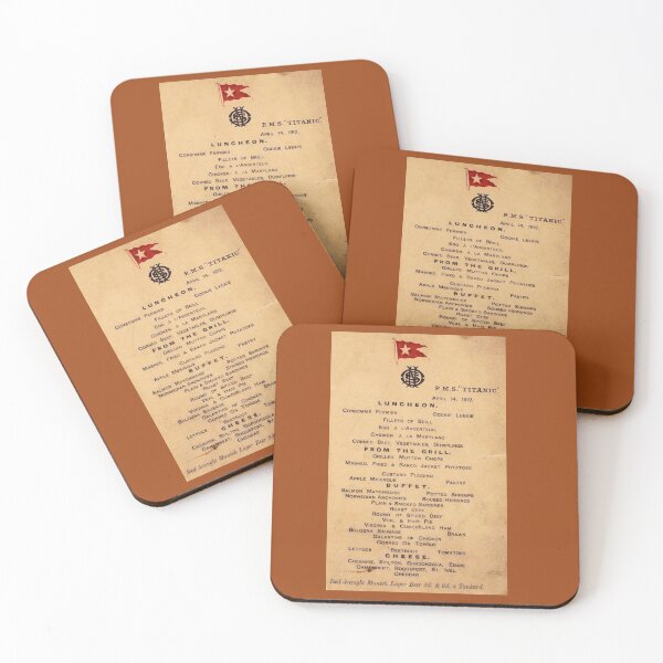 Item preview, Titanic's Last Menu designed and sold by MichaelDTaylor.