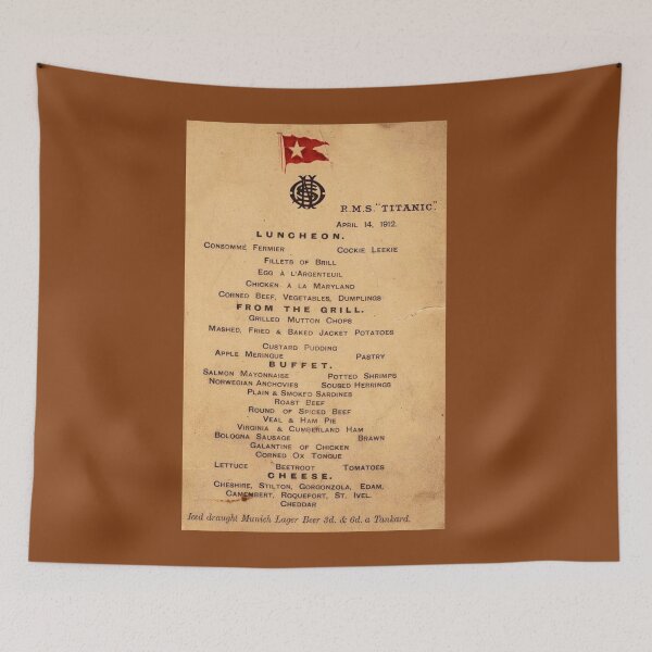 Item preview, Titanic's Last Menu designed and sold by MichaelDTaylor.