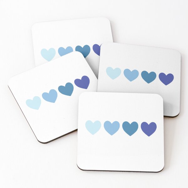 Item preview, Blue hearts designed and sold by Creationly.