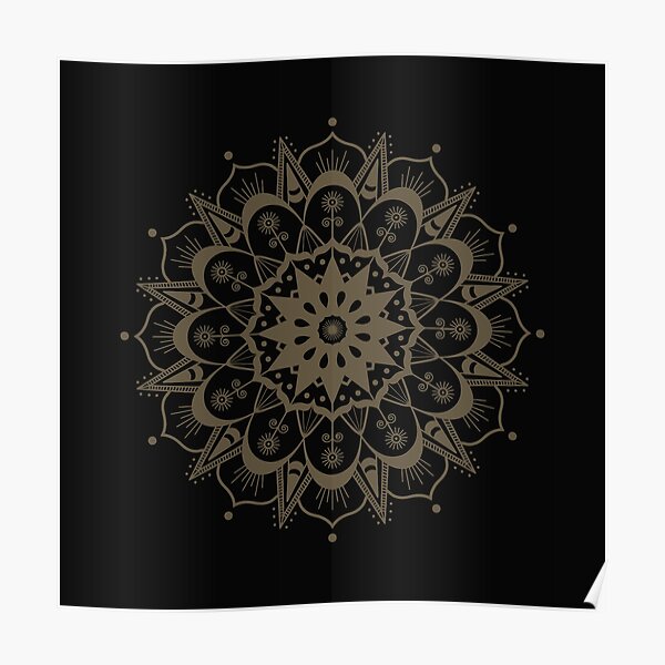 Copie de Mandala dotted Poster