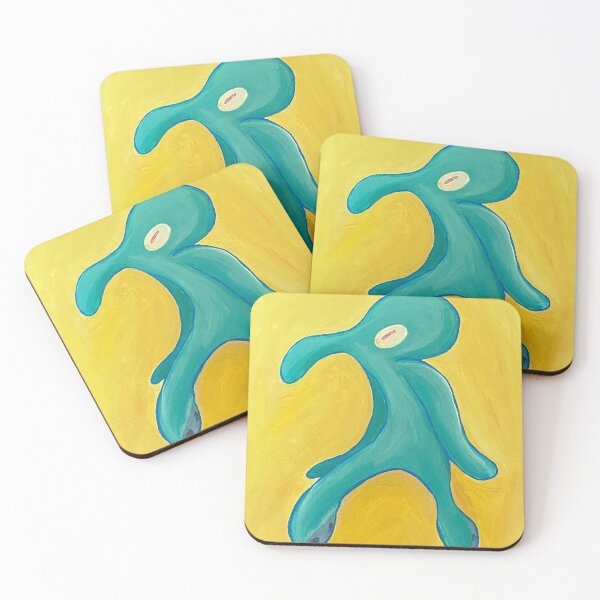 Item preview, Squidward’s Self-portrait Hand Painted designed and sold by mjeden0708.