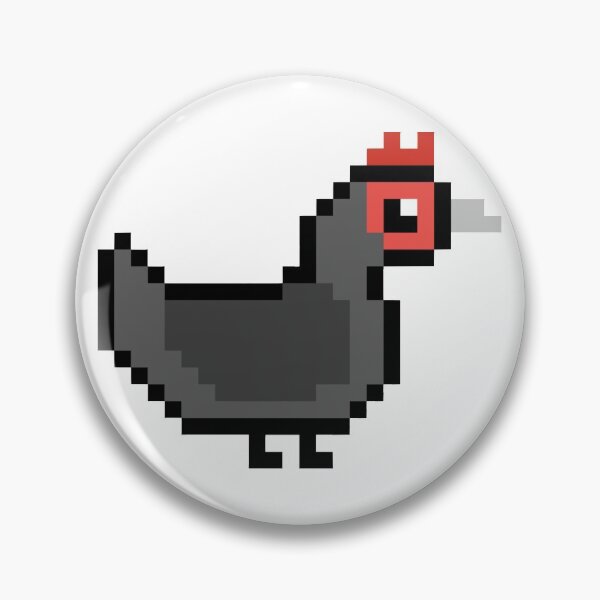 Item preview, Pixel Art Black Chicken designed and sold by Sauropsida.