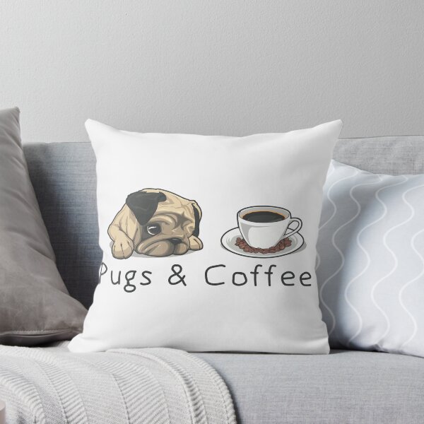 Item preview, Pugs & Coffee designed and sold by LingLing-Me.