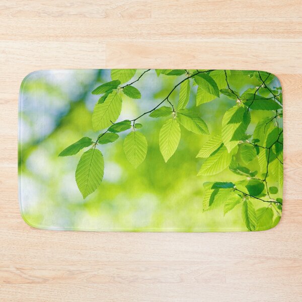 Item preview, Vivid Colors Hornbeam Tree Leaves at Spring in the Forest designed and sold by digoarpi.