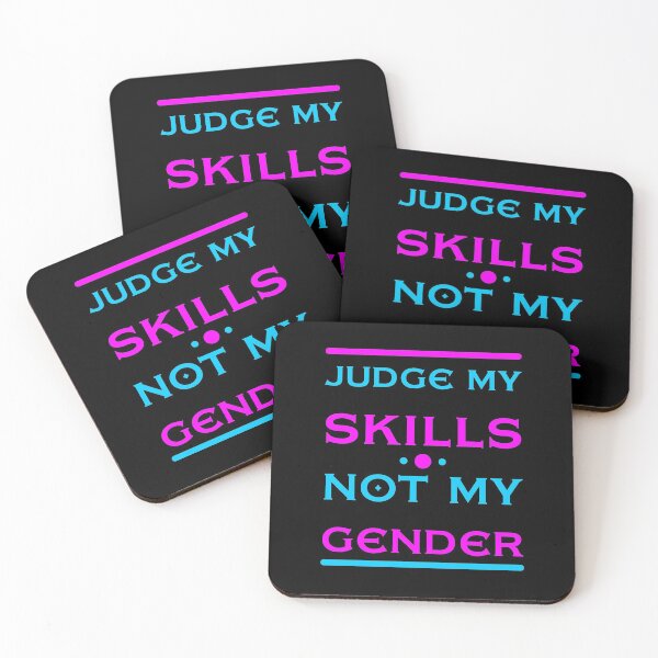 Item preview, Judge my Skills not my Gender designed and sold by sandpiperstudio.