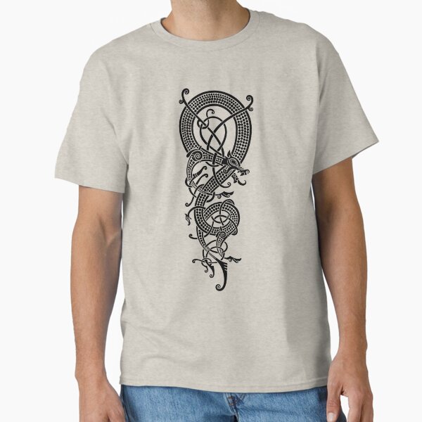 Item preview, The viking dragon Fáfnir (black) designed and sold by Roadkill Creations.