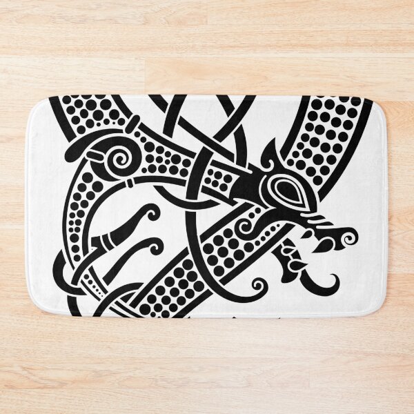Item preview, The viking dragon Fáfnir (black) designed and sold by Roadkill Creations.