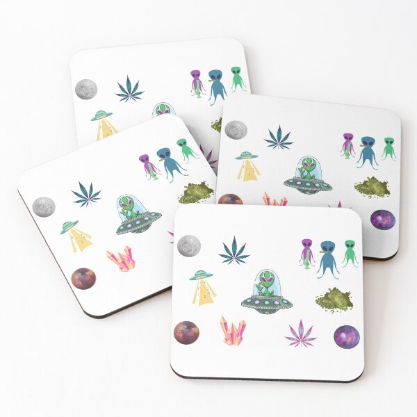 Item preview, Alien Stoner Pack | Smart Successful Stoner | THC Leaves |  designed and sold by AlfaEcho.