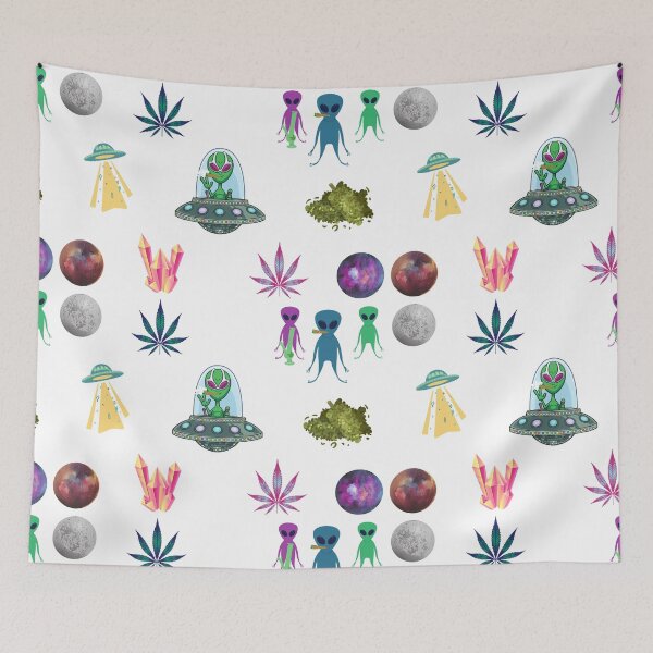 Item preview, Alien Stoner Pack | Smart Successful Stoner | THC Leaves |  designed and sold by AlfaEcho.