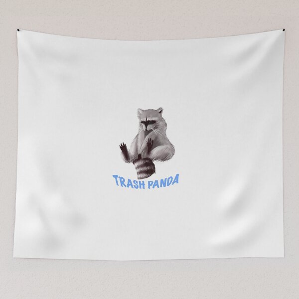 Item preview, Trash Panda Raccoon Blue designed and sold by AmethystBlue.