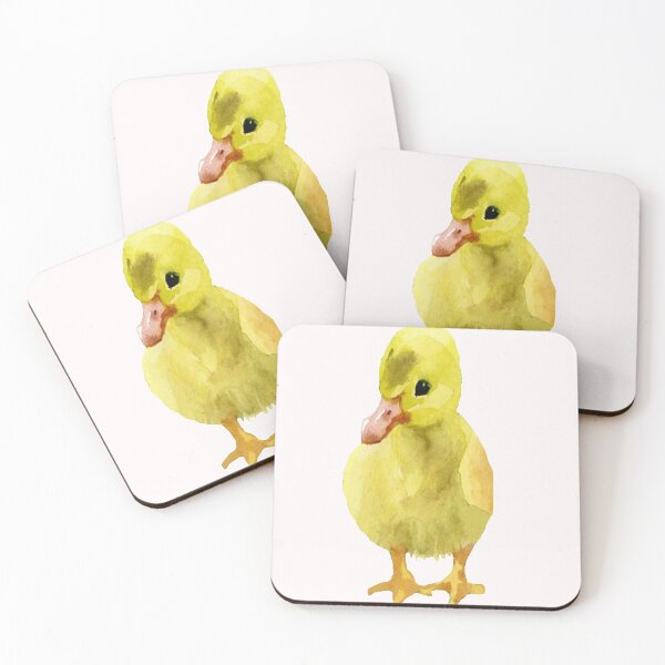 Item preview, Watercolor Baby Duck designed and sold by virillanissa.