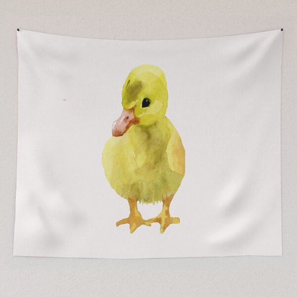 Item preview, Watercolor Baby Duck designed and sold by virillanissa.