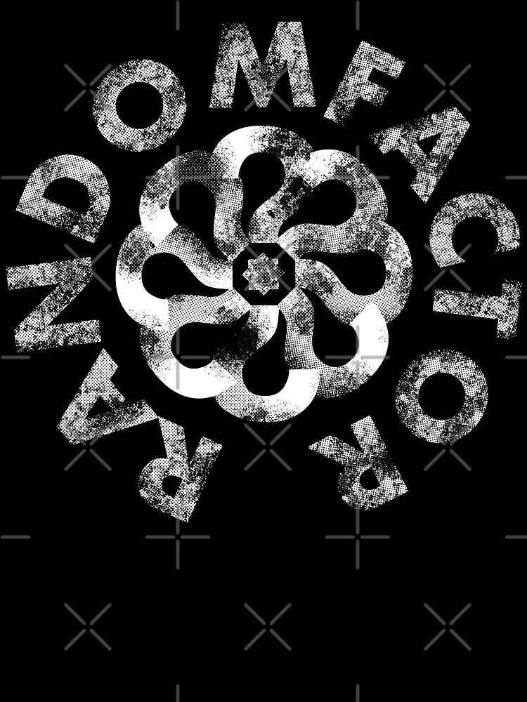 Thumbnail 7 of 7, Oversized T-Shirt, RandomFactor Logo Distressed designed and sold by TheRandomFactor.