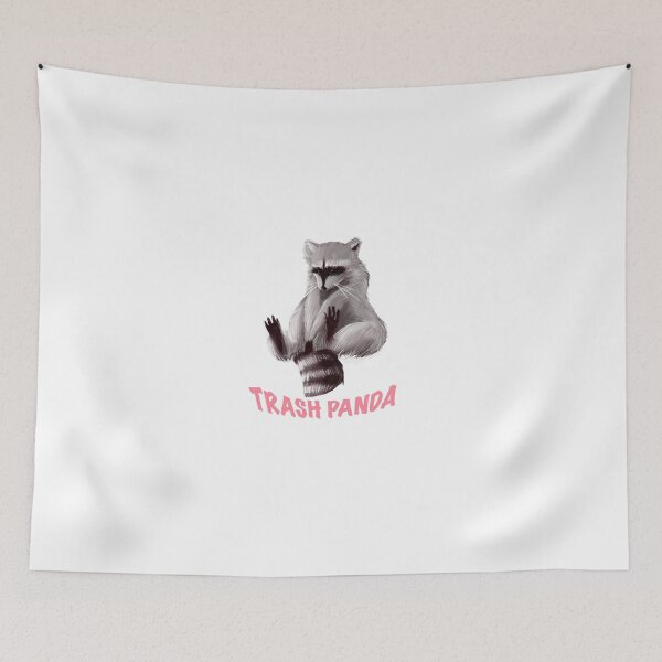 Item preview, Trash Panda Raccoon Pink designed and sold by AmethystBlue.