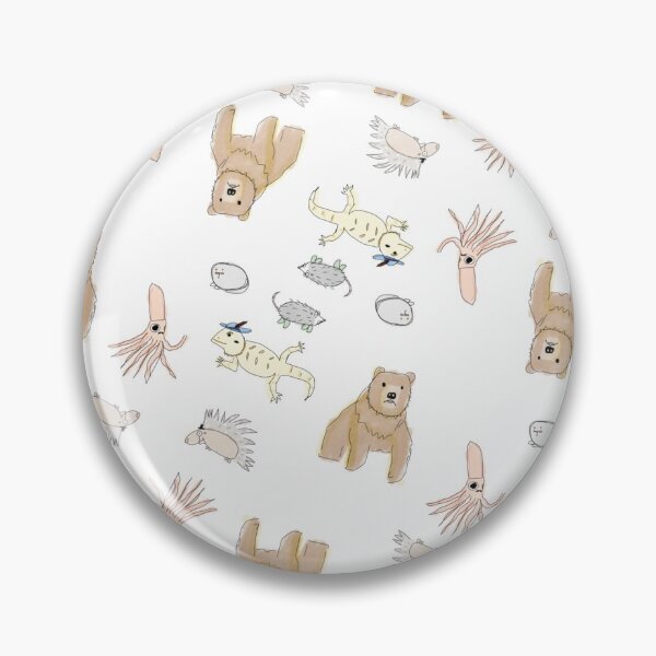 Item preview, Whimsical Animal Pattern designed and sold by trout-oftrouts.