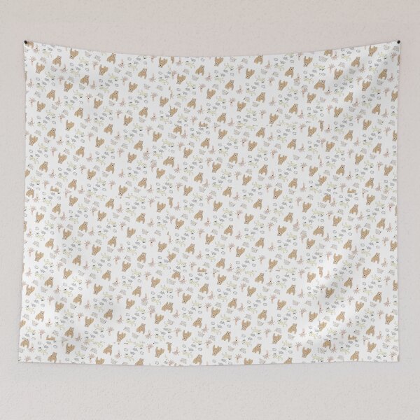 Item preview, Whimsical Animal Pattern designed and sold by trout-oftrouts.