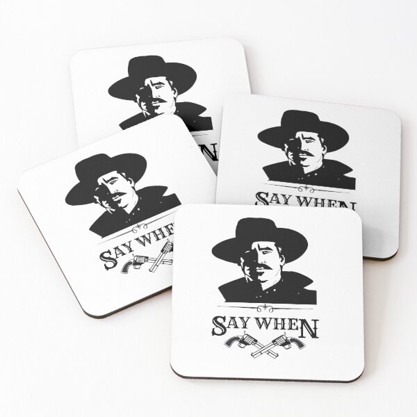 Item preview, Doc Holliday Say When sticker designed and sold by anthemdesignco.