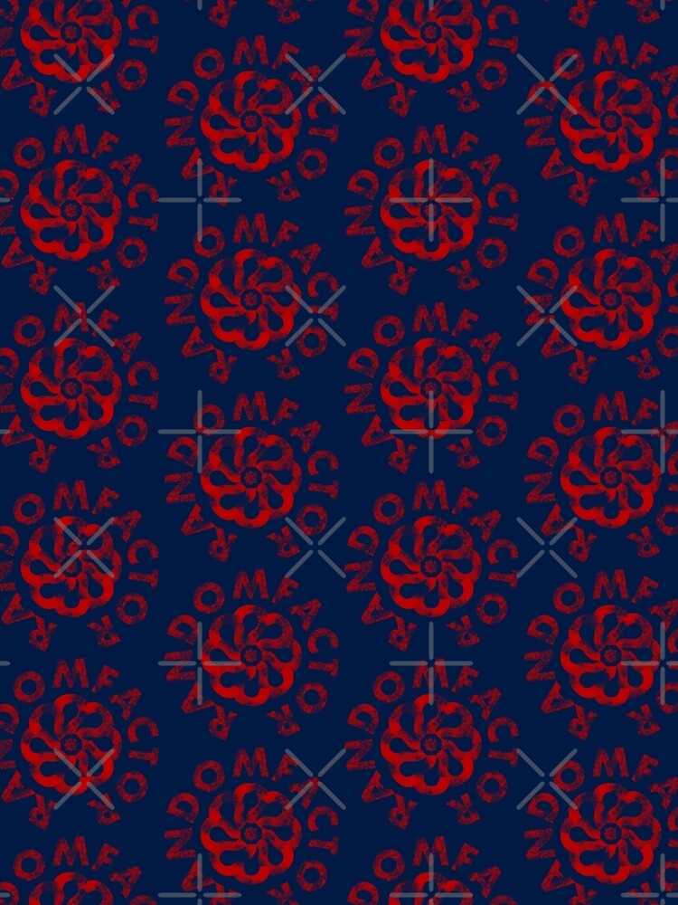Thumbnail 5 of 5, A-Line Dress, RandomFactor Logo Distressed Red designed and sold by TheRandomFactor.