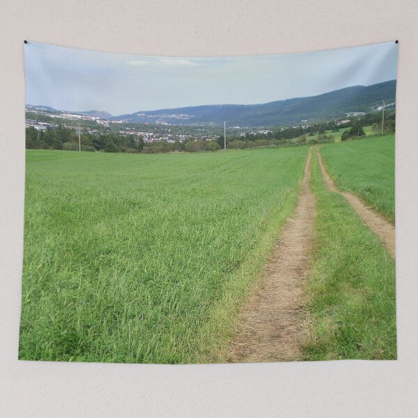 Item preview, Tractor Dirt Road Across a Farm Field designed and sold by dreamlifemojo.