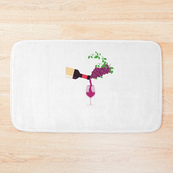 Item preview, ** WINE LOGO WITH GRAPES ** designed and sold by JOINMYVIBE.