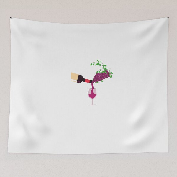 Item preview, ** WINE LOGO WITH GRAPES ** designed and sold by JOINMYVIBE.