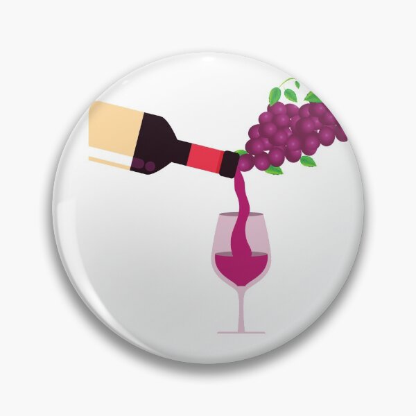 Item preview, ** WINE LOGO WITH GRAPES ** designed and sold by JOINMYVIBE.