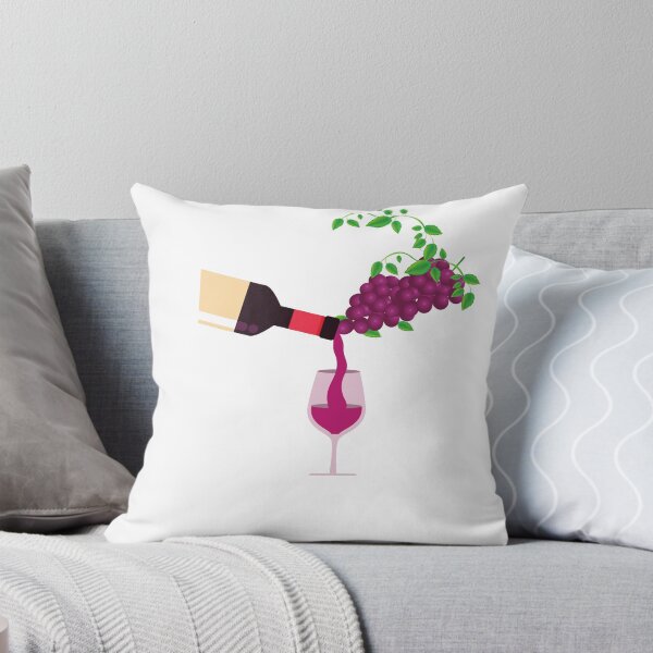 Item preview, ** WINE LOGO WITH GRAPES ** designed and sold by JOINMYVIBE.