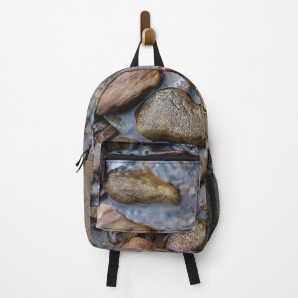 Item preview, Pebbled Rocky Stream, Mountain Creek with Running Water and Rich Colored Rocks with a Moody Atmosphere  designed and sold by PrettyLittlePic.