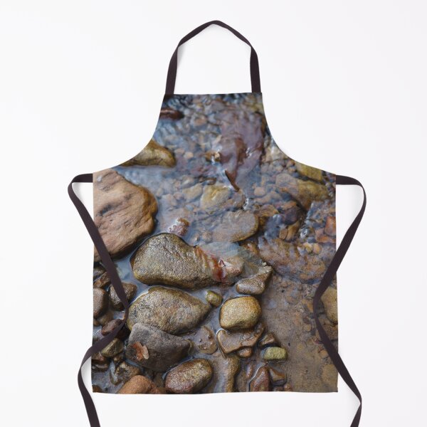 Item preview, Pebbled Rocky Stream, Mountain Creek with Running Water and Rich Colored Rocks with a Moody Atmosphere  designed and sold by PrettyLittlePic.