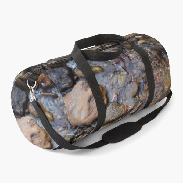 Item preview, Pebbled Rocky Stream, Mountain Creek with Running Water and Rich Colored Rocks with a Moody Atmosphere designed and sold by PrettyLittlePic.