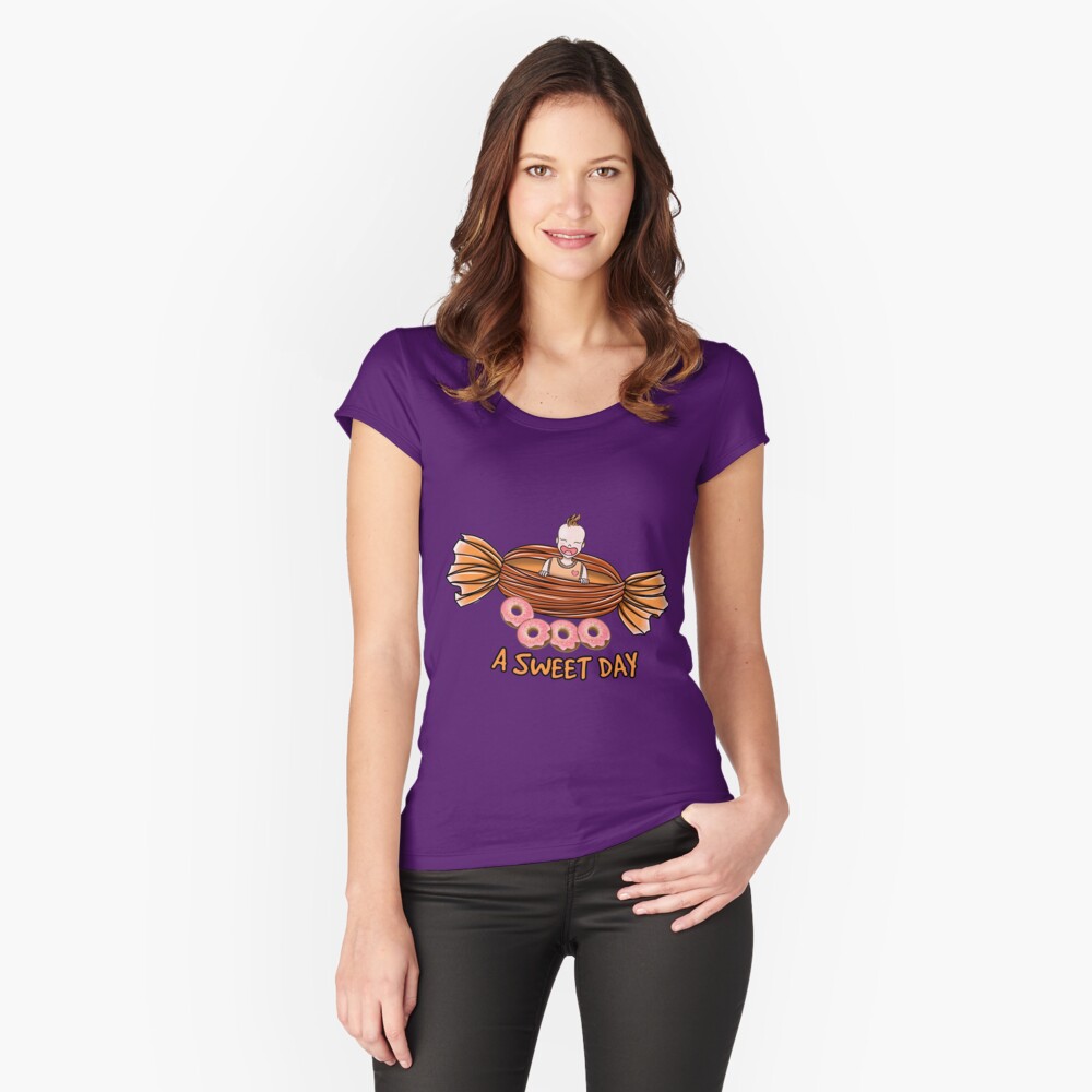 Item preview, Fitted Scoop T-Shirt designed and sold by 4LORDS.