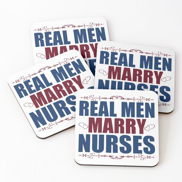 Item preview, Real Men Marry Nurses designed and sold by ChenryConcepts.