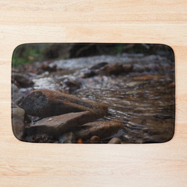 Item preview, Rocky Stream, Mountain Creek with Smooth Running Water and Rich Colored Rocks with a Moody Atmosphere  designed and sold by PrettyLittlePic.