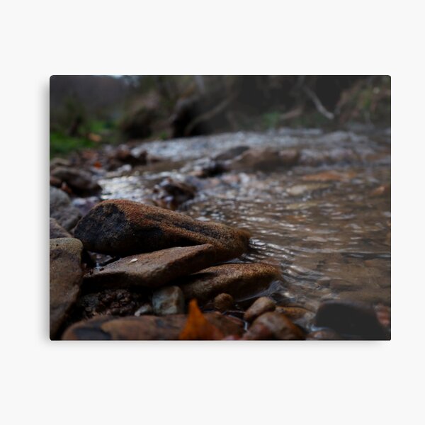 Item preview, Rocky Stream, Mountain Creek with Smooth Running Water and Rich Colored Rocks with a Moody Atmosphere  designed and sold by PrettyLittlePic.